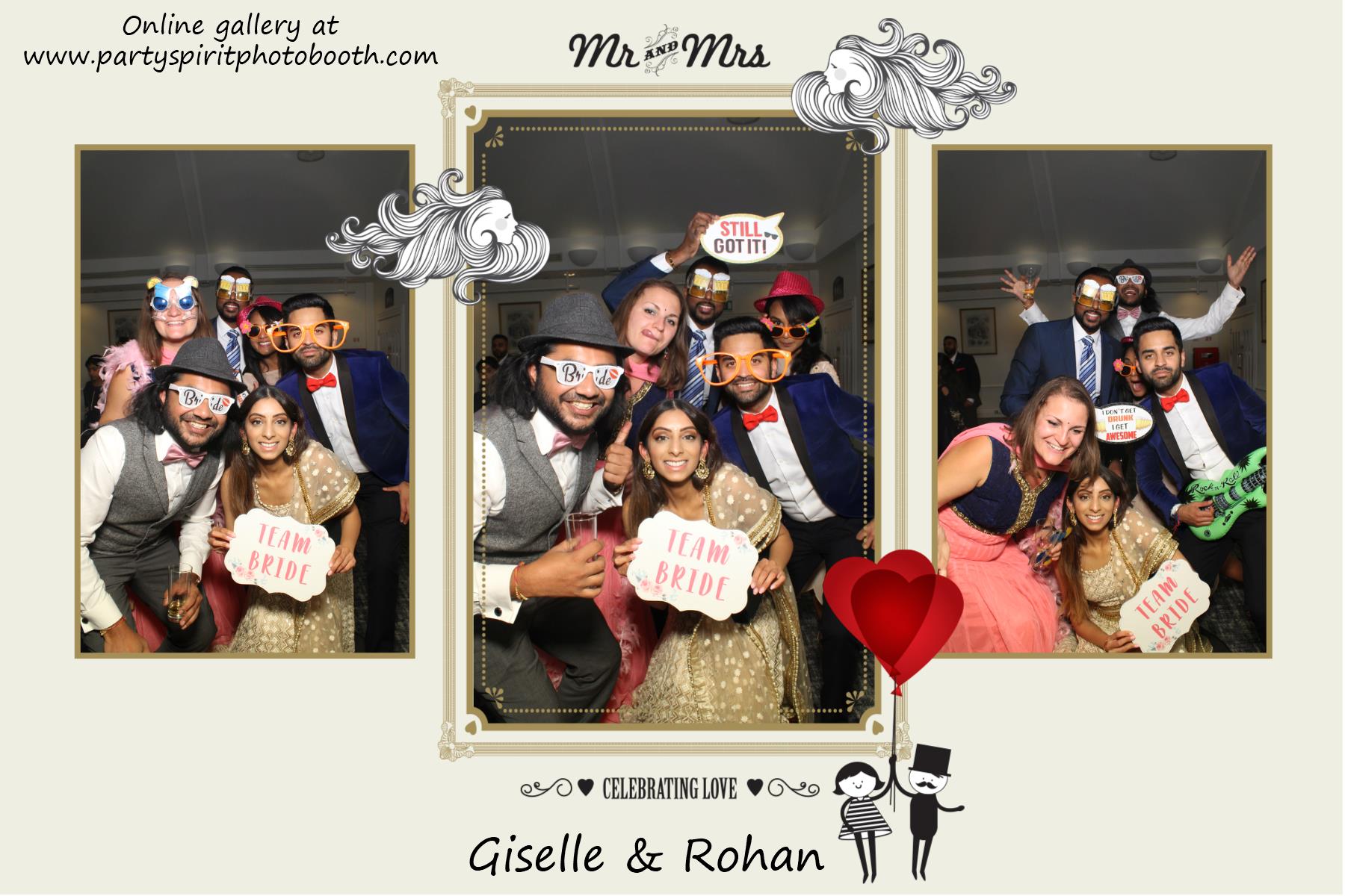 Giselle and Rohan's Wedding | View more photos from the event at gallery.partyspiritphotobooth.com/u/PartySpiritPhotoBooth/Giselle-and-Rohans-Wedding